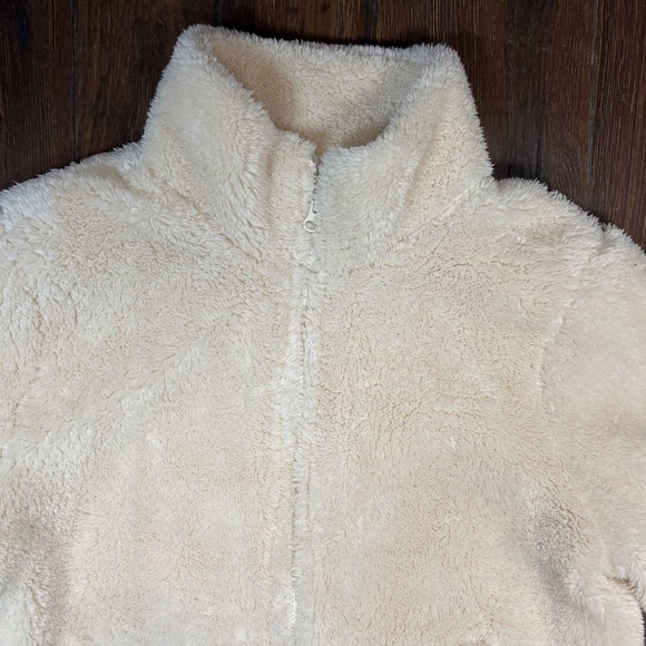 J. Crew Funnelneck sherpa jacket SZ LG - Picture 3 of 8
